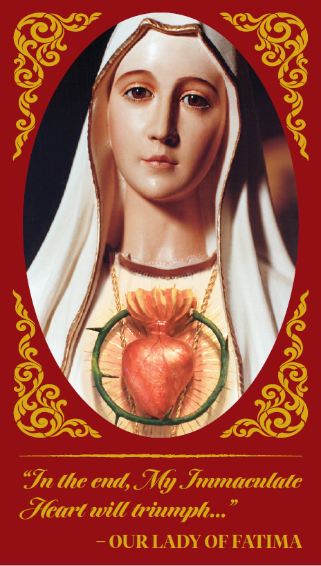 Immaculate Heart of Mary prayer card (10-pack)